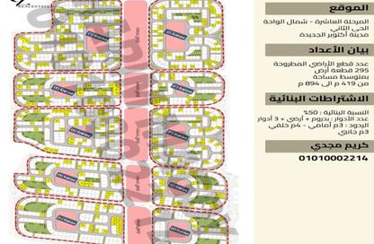 قطعة أرض - استوديو للبيع في مدينة أكتوبر الجديدة - مدينة 6 أكتوبر - الجيزة