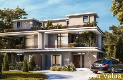 Twin House - 3 Bedrooms - 4 Bathrooms for sale in Vinci - New Capital Compounds - New Capital City - Cairo
