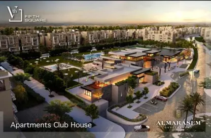Apartment - 2 Bedrooms - 2 Bathrooms for sale in Moon Residences - Fifth Square - The 5th Settlement - New Cairo City - Cairo