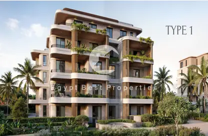 Apartment - 3 Bedrooms - 4 Bathrooms for sale in Crescent Walk - 5th Settlement Compounds - The 5th Settlement - New Cairo City - Cairo