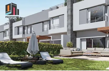 Townhouse - 5 Bedrooms - 4 Bathrooms for sale in Palm Hills October - Cairo Alexandria Desert Road - 6 October City - Giza