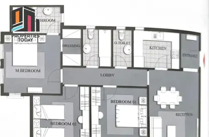 Penthouse - 4 Bedrooms - 3 Bathrooms for sale in Mountain View iCity October - 6 October Compounds - 6 October City - Giza
