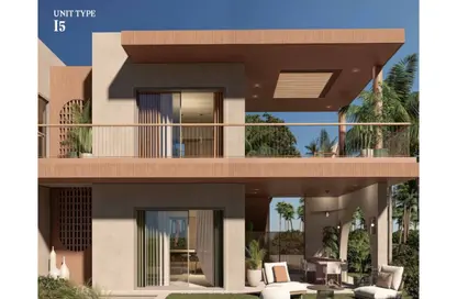 Chalet - 2 Bedrooms - 2 Bathrooms for sale in Ramla Lakeside - Qesm Ad Dabaah - North Coast