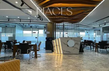 Office Space - Studio - 2 Bathrooms for rent in V90 - North Teseen St. - The 5th Settlement - New Cairo City - Cairo