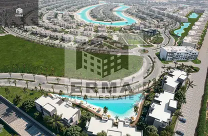 Chalet - 2 Bedrooms - 3 Bathrooms for sale in Azha - Al Ain Al Sokhna - Suez