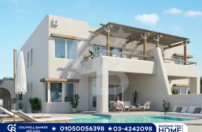شاليه - 2 غرف نوم - 2 حمامات للبيع في هاسيندا وترز - قسم الضبعة - الساحل الشمالي