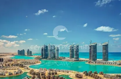 (بنتهاوس  (روف - 2 غرف نوم - 2 حمامات للبيع في الحي اللاتيني - مدينة العلمين الجديدة - العلمين - الساحل الشمالي