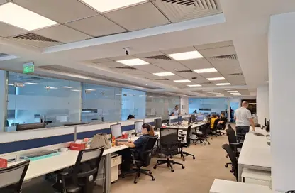 Office Space - Studio - 4 Bathrooms for rent in Bank Center Street - South Teseen St. - The 5th Settlement - New Cairo City - Cairo
