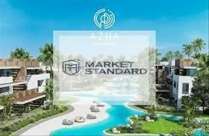 Chalet - 2 Bedrooms - 2 Bathrooms for sale in Azha - Al Ain Al Sokhna - Suez