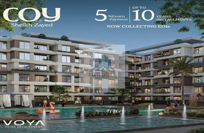 Apartment - 2 Bedrooms - 1 Bathroom for sale in Coy - Sheikh Zayed Compounds - Sheikh Zayed City - Giza
