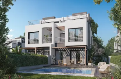 Townhouse - 4 Bedrooms - 5 Bathrooms for sale in Palm Hills New Cairo - 5th Settlement Compounds - The 5th Settlement - New Cairo City - Cairo
