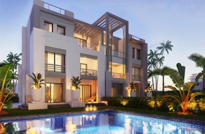 Twin House - 3 Bedrooms - 4 Bathrooms for sale in Sea View - Ras Al Hekma - North Coast