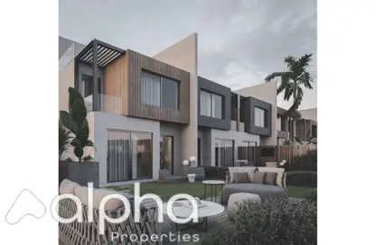 Townhouse - 3 Bedrooms - 4 Bathrooms for sale in Badya Palm Hills - 6 October Compounds - 6 October City - Giza