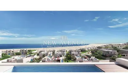 Chalet - 2 Bedrooms - 2 Bathrooms for sale in Hacienda Waters - Qesm Ad Dabaah - North Coast