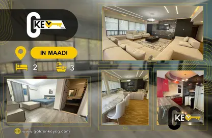 Apartment - 3 Bedrooms - 2 Bathrooms for sale in Sarayat Al Maadi - Hay El Maadi - Cairo