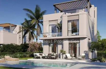 Villa - 4 Bedrooms - 4 Bathrooms for sale in Lake West 4 - Sheikh Zayed Compounds - Sheikh Zayed City - Giza Villa - 4 Bedrooms - 4 Bathrooms for sale in Lake West 4 - Sheikh Zayed Compounds - Sheikh Zayed City - Giza