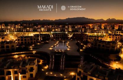 Roof - 3 Bedrooms - 3 Bathrooms for sale in Makadi Orascom Resort - Makadi - Hurghada - Red Sea