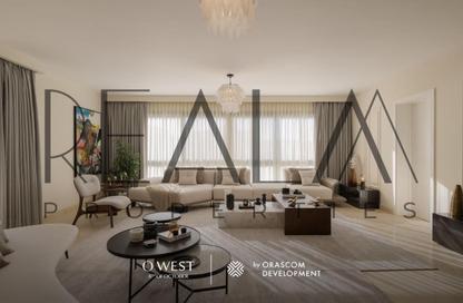 Apartment - 2 Bedrooms - 2 Bathrooms for sale in O West - 6 October Compounds - 6 October City - Giza