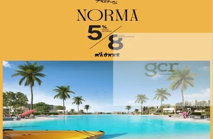 شقة - 2 غرف نوم - 1 حمام للبيع في ازها الساحل الشمالي - راس الحكمة - الساحل الشمالي