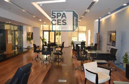 Office Space - Studio - 1 Bathroom for rent in Bank Center Street - South Teseen St. - The 5th Settlement - New Cairo City - Cairo