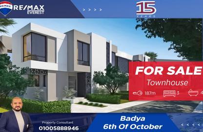 Townhouse - 3 Bedrooms - 4 Bathrooms for sale in Badya Palm Hills - 6 October Compounds - 6 October City - Giza