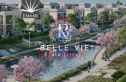Townhouse - 3 Bedrooms - 3 Bathrooms for sale in Belle Vie - New Zayed City - Sheikh Zayed City - Giza