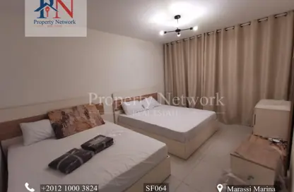 Chalet - 2 Bedrooms - 2 Bathrooms for rent in Marassi - Sidi Abdel Rahman - North Coast