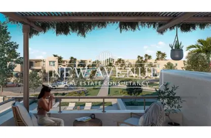 شاليه - 2 غرف نوم - 2 حمامات للبيع في هاسيندا ويست - راس الحكمة - الساحل الشمالي