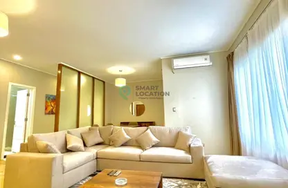 Apartment - 2 Bedrooms - 2 Bathrooms for rent in Palm Hills Village Gate - South Investors Area - New Cairo City - Cairo