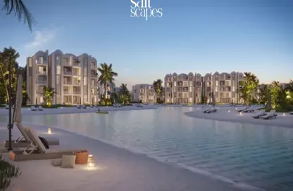 Chalet - 2 Bedrooms - 2 Bathrooms for sale in Hacienda West - Ras Al Hekma - North Coast