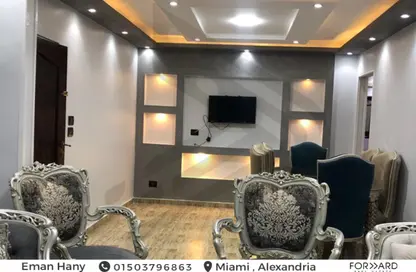 شقة - 2 غرف نوم - 1 حمام للبيع في ميامي - حي اول المنتزة - الاسكندرية