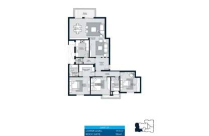 Penthouse - 3 Bedrooms - 3 Bathrooms for sale in The Courtyards - Sheikh Zayed Compounds - Sheikh Zayed City - Giza