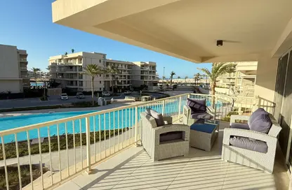 Chalet - 2 Bedrooms - 2 Bathrooms for rent in Marassi - Sidi Abdel Rahman - North Coast