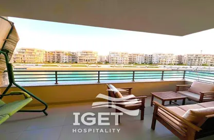 Chalet - 3 Bedrooms - 3 Bathrooms for rent in Marassi - Sidi Abdel Rahman - North Coast