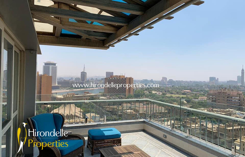 Ultra Modern Duplex Penthouse For Rent in Zamalek ref 1478
