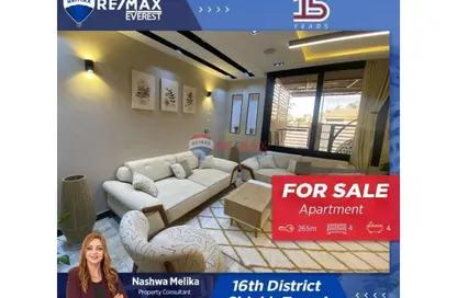 Apartment - 4 Bedrooms - 4 Bathrooms for sale in 16th District - Sheikh Zayed City - Giza