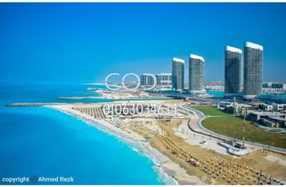 شقة - 4 غرف نوم - 4 حمامات للبيع في نورث ايدج تاورز - مدينة العلمين الجديدة - العلمين - الساحل الشمالي