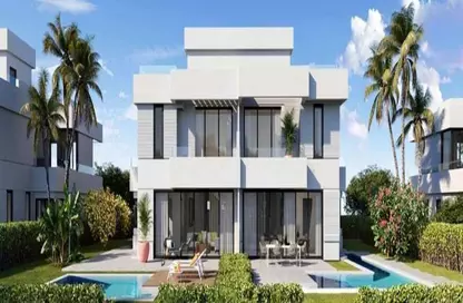 Twin House - 4 Bedrooms - 3 Bathrooms for sale in June - Ras Al Hekma - North Coast