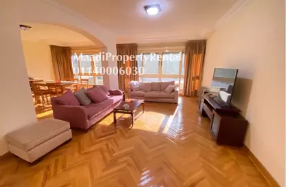 Apartment - 3 Bedrooms - 2 Bathrooms for rent in Street 21 - Maadi - Hay El Maadi - Cairo