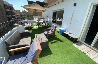 Apartment - 2 Bedrooms - 2 Bathrooms for rent in Street 208 - Degla - Hay El Maadi - Cairo
