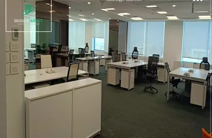 Office Space - Studio - 3 Bathrooms for rent in South Teseen St. - The 5th Settlement - New Cairo City - Cairo