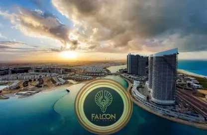 Apartment - 2 Bedrooms - 2 Bathrooms for sale in Beachfront Towers - New Alamein City - Al Alamein - North Coast