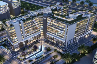 Office Space - Studio - 4 Bathrooms for sale in Vasto Plaza - MU-23 - New Capital City - Cairo