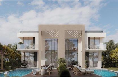 Twin House - 3 Bedrooms - 3 Bathrooms for sale in Waslet Dahshur Road - Sheikh Zayed City - Giza