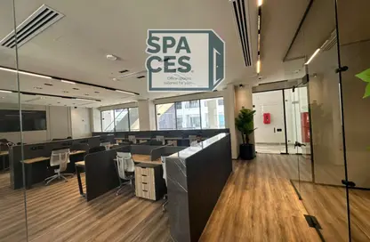 Office Space - Studio - 2 Bathrooms for rent in V90 - North Teseen St. - The 5th Settlement - New Cairo City - Cairo