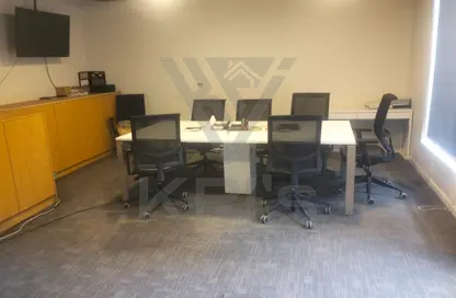 Office Space - Studio - 1 Bathroom for rent in Bank Center Street - South Teseen St. - The 5th Settlement - New Cairo City - Cairo