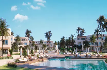 Chalet - 2 Bedrooms - 2 Bathrooms for sale in Hacienda West - Ras Al Hekma - North Coast