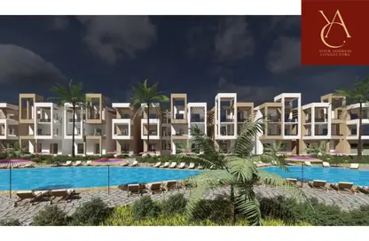 Chalet - 2 Bedrooms - 2 Bathrooms for sale in G-Bay - Al Ain Al Sokhna - Suez