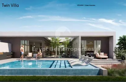 Twin House - 4 Bedrooms - 4 Bathrooms for sale in Solana - New Zayed City - Sheikh Zayed City - Giza