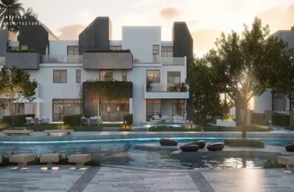 Townhouse - 5 Bedrooms - 5 Bathrooms for sale in Rivers - New Zayed City - Sheikh Zayed City - Giza